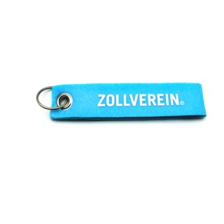Zollverein hellblauer Schlsselanhnger  "Kumpel, ich hng an dir!"
