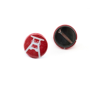 Zollverein Button, rot